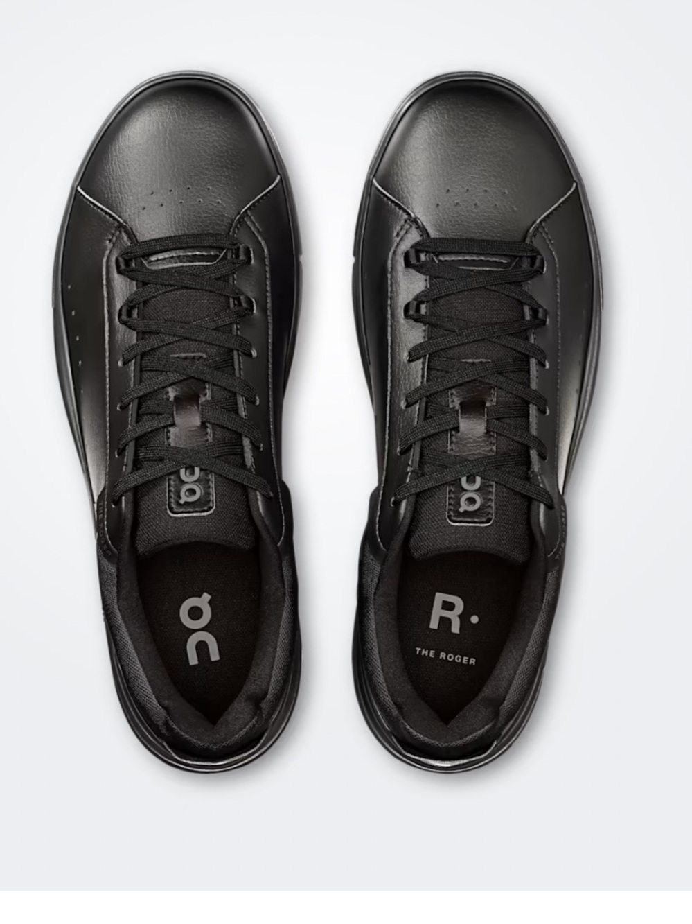 On Cloud THE ROGER Advantage black tennis shoes size 6.5 - Picture 2 of 11
